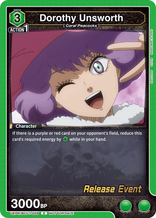 Dorothy Unsworth Card Front