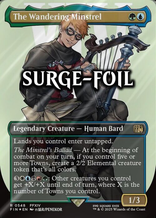 The Wandering Minstrel Card Front