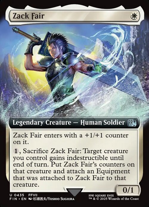 Zack Fair Card Front