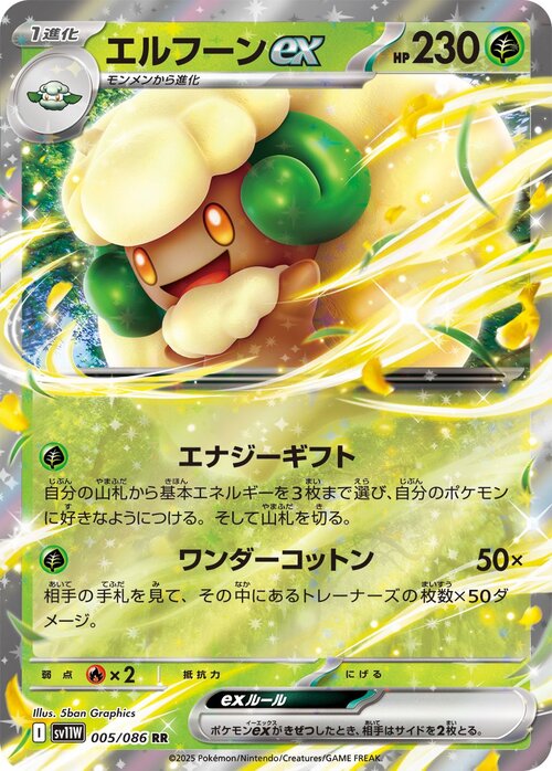 Whimsicott ex Card Front