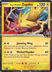 Team Rocket's Zapdos