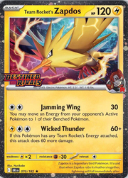 Team Rocket's Zapdos