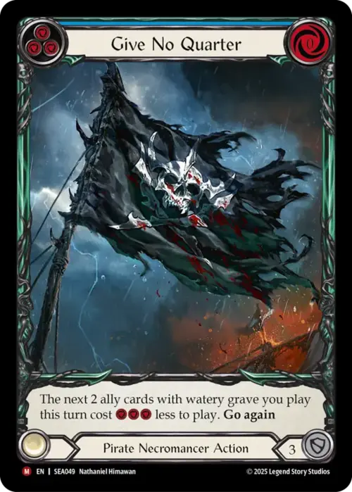 Give No Quarter Card Front