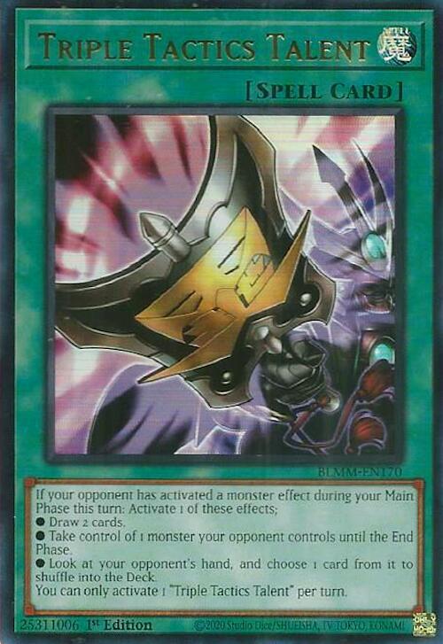 Talento Tattiche Triple Card Front