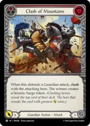 Clash of Mountains - Red