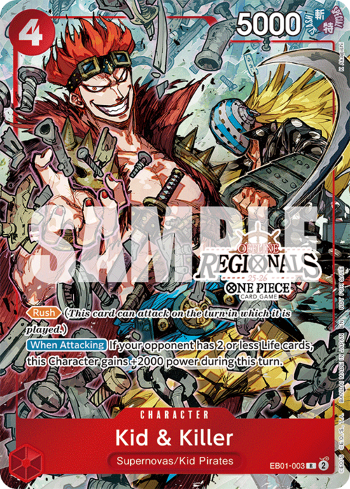 Kid & Killer Card Front