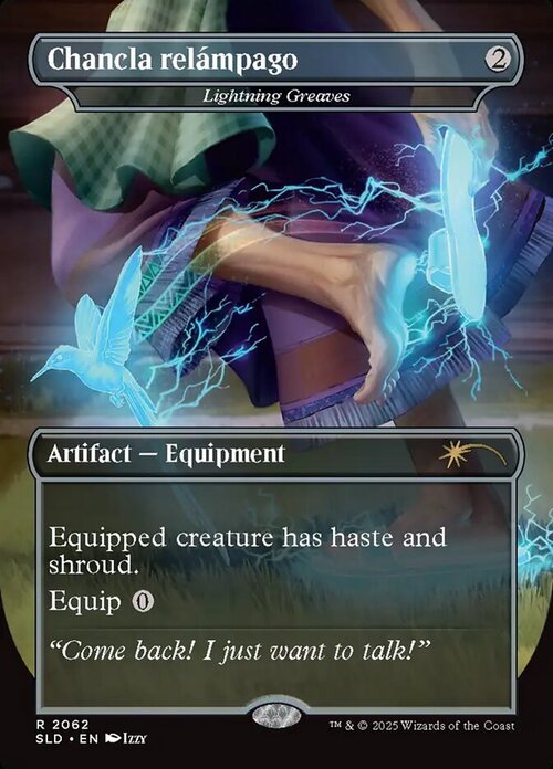 Lightning Greaves Card Front