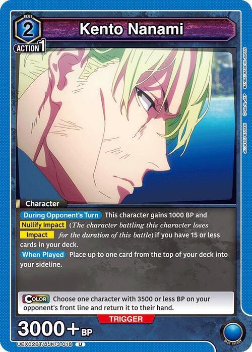 Kento Nanami Card Front
