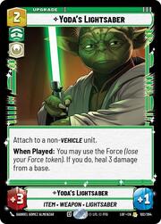 Sable de luz de Yoda