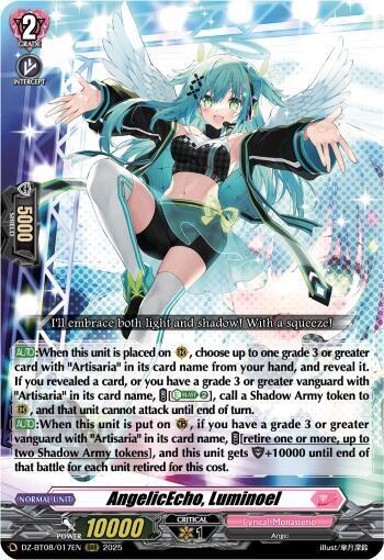 AngelicEcho, Luminoel Card Front