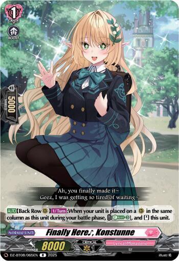 It's Finally Here~ Konstunne Card Front