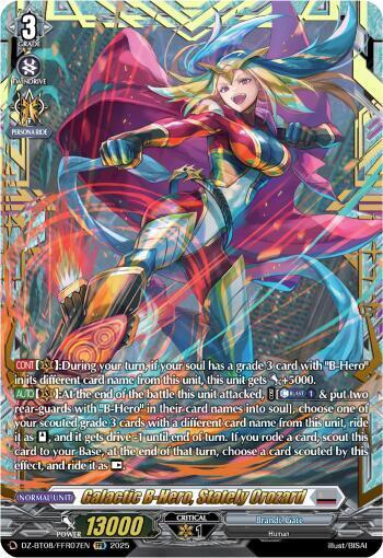 Galatic B-Hero, Stately Crozard Card Front