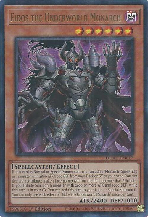 Eidos il Monarca del Mondo Sotterraneo Card Front
