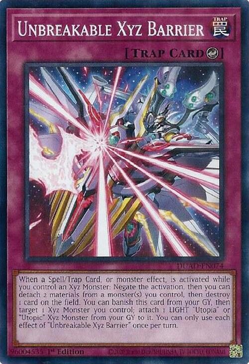 Barriera Xyz Indistruttibile Card Front