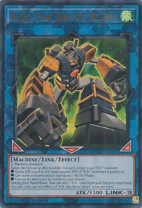 R.B. The Brute Blues Card Front