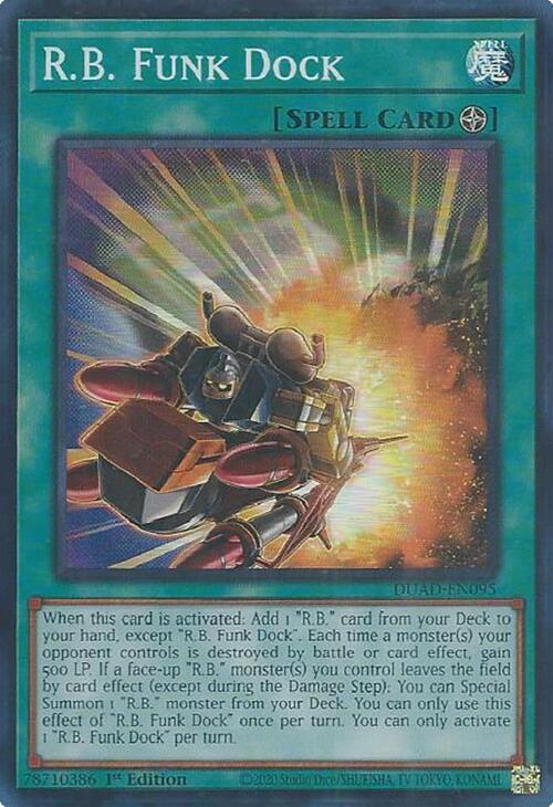 R.B. Funk Dock Card Front