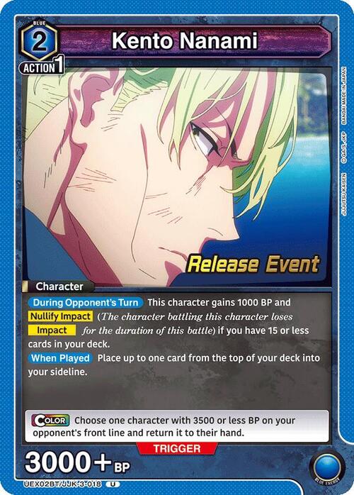 Kento Nanami Card Front