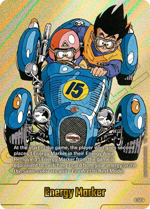 "Goku & Gohan" Energy Marker Card Front