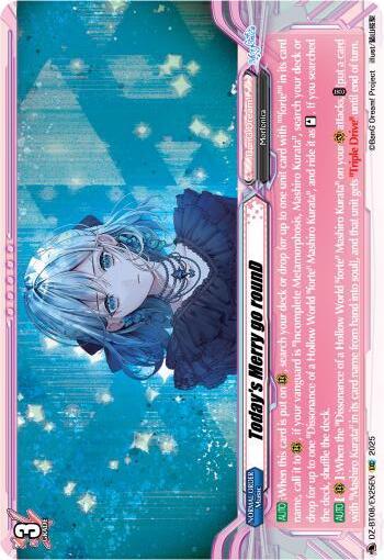 Today's Merry go rounD Card Front