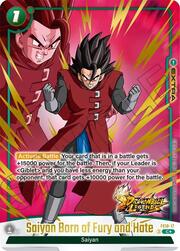 Saiyan Born of Fury and Hate