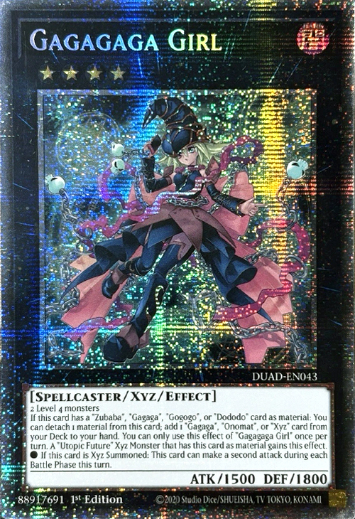 Gagagaga Girl Card Front