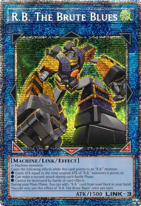 R.B. The Brute Blues Card Front