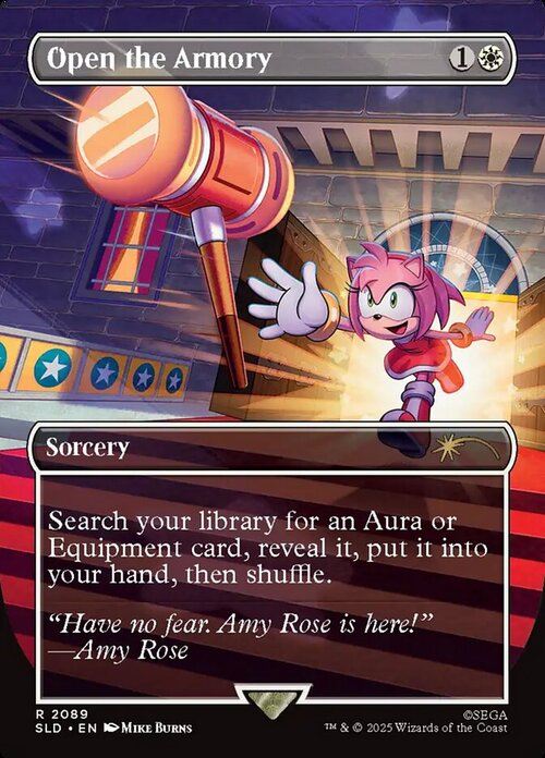 Open the Armory Card Front