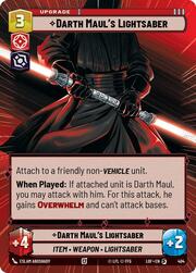 Sable de luz de Darth Maul