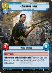 Chirrut Îmwe, Ciego, pero no sordo