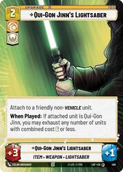 Sable de luz de Qui-Gon Jinn