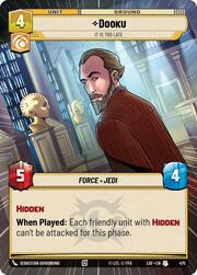 Dooku, Es demasiado tarde