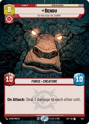 Bendu, ¿Tiene miedo de la tormenta?