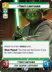 Sable de luz de Yoda