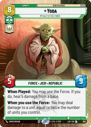 Yoda, La Fuerza es mi aliada