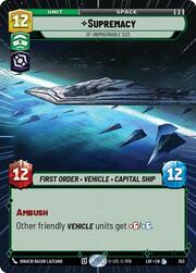 Supremacy, Con un tamaño inimaginable