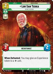 Lor San Tekka, Custodio secreto