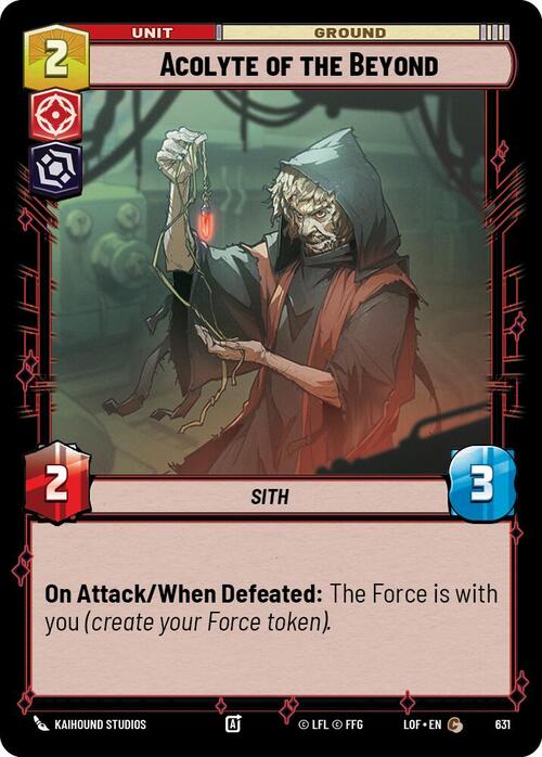 Acolyte of the Beyond Card Front
