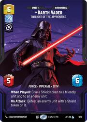 Darth Vader, El ocaso del aprendiz
