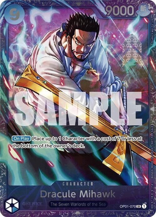 Dracule Mihawk Card Front