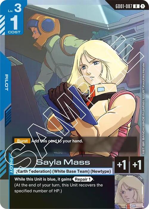 Sayla Mass Card Front