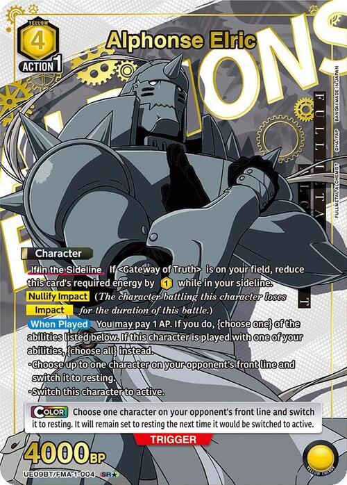 Alphonse Elric Card Front