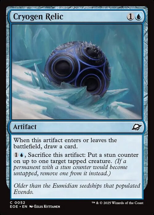 Cryogen Relic Card Front