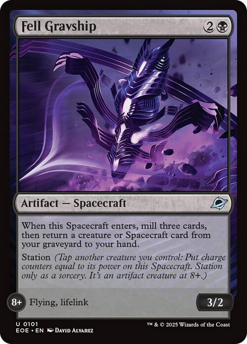 Fell Gravship Card Front