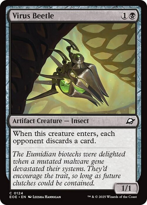 Virus Beetle Card Front