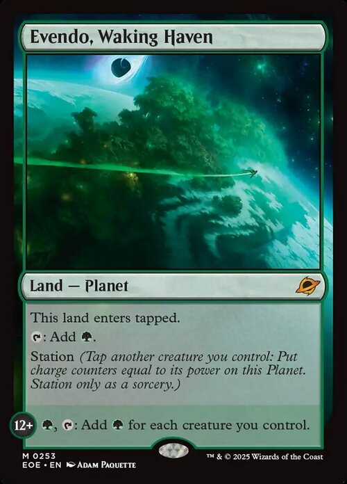Evendo, Waking Haven Card Front