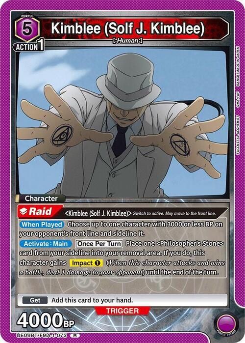 Kimblee (Solf J. Kimblee) Card Front