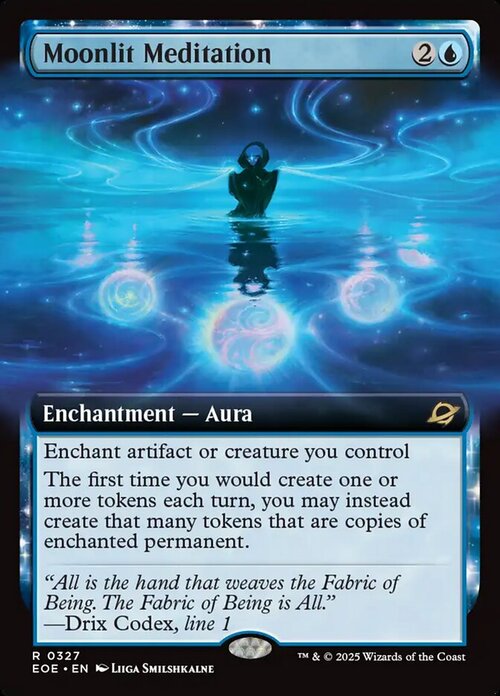 Moonlit Meditation Card Front