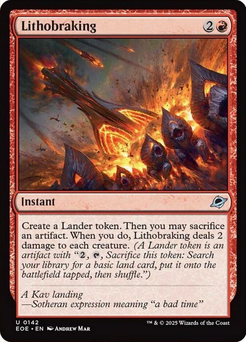 Lithobraking Card Front