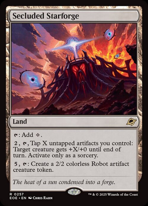 Secluded Starforge Card Front