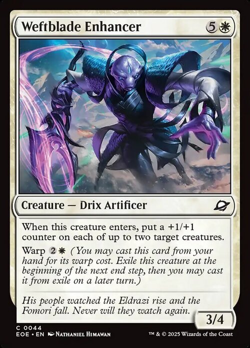 Weftblade Enhancer Card Front